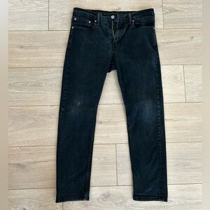 Levi’s. Straight leg black jeans